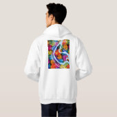 Volgograd Russia City Map Hoodie (Achterkant volledig)