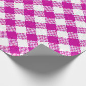 Volgorde nachten: Roze in wit gingham, pakpapier (Hoek)