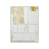 Volgorde van - Dagelijkse Planner 5 en 1 Food Jour Notitieblok (Linkerzijde)