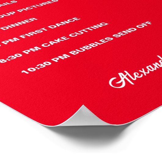 Volgorde van de datum poster (Hoek)