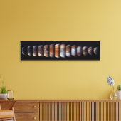 Volgorde van de nadering van het Juno-ruimtevaartu Canvas Afdruk (Insitu (Woonkamer))