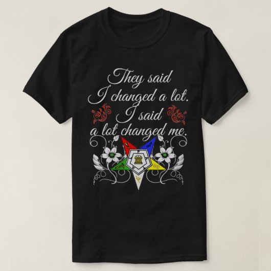 Volgorde van de oosterse ster OES Quote I Chang T-shirt (Design voorkant)