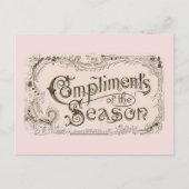 Volgorde van het seizoen briefkaart (Voorkant)