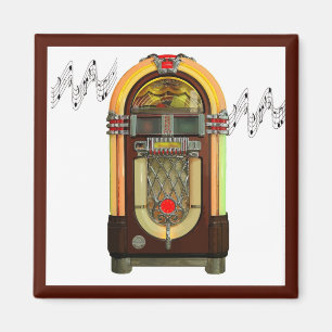 Volgroeid Jukebox Magnet