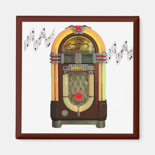 Volgroeid Jukebox Magnet (Voorkant)