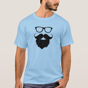 Volgroeide grappige baard man t-shirt