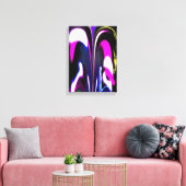Volgtijd abstracte kunst canvas afdruk (Insitu (Woonkamer))