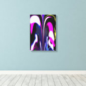 Volgtijd abstracte kunst canvas afdruk (Insitu (Houten vloer))