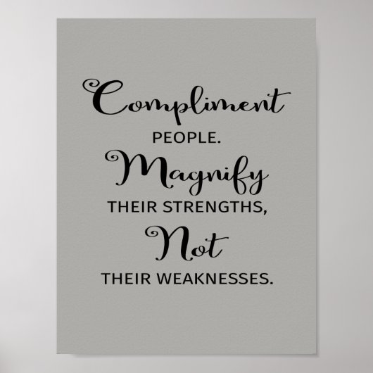 Volgzame mensen versterken hun sterke Poster (Voorkant)