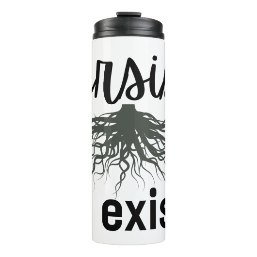 Volharden in bestaan thermosbeker (Voorkant)