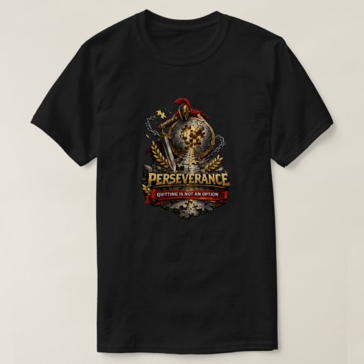 Volharding 1a t-shirt (Design voorkant)