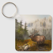 "Volharding De Eland" Chalet Sleutelhanger (Voorkant)
