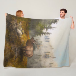 "Volharding De Eland" Fleece Deken
