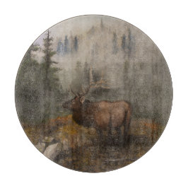 "Volharding De Eland" Rond Snijplank