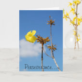 Volharding Kaart (Gele Bloem)