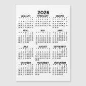 Voljaar Uitzicht Kalender - Basis Magnetische Kaar Magnetische Uitnodiging (Voorkant)