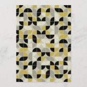 Voljaar Uitzicht Kalender - MCM Pattern op Terug Programmakaart (Achterkant)