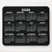 Voljarig Uitzicht Kalender - horizontaal Muismat (Voorkant)