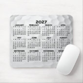 Voljarig Uitzicht Kalender - horizontaal Muismat (Met muis)