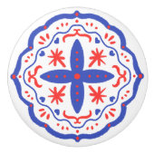 Volk Flora Wijzer Keramische Knop (Voorkant)