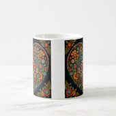 VOLK-kunst in Oekraïne - Geïnspireerd hart in meer Koffiemok (Center)