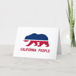 volk van Californië Bedankkaart