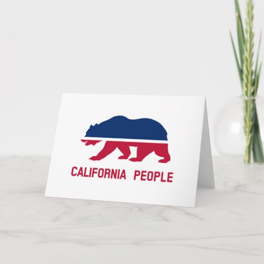 volk van Californië Bedankkaart (Voorkant)