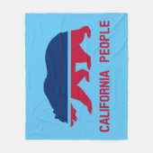 volk van Californië Fleece Deken (Voorkant)