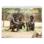 VOLK VAN ETHIOPIË Muurkalender Kalender (Hoes)