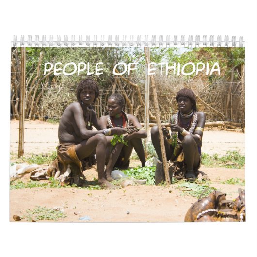 VOLK VAN ETHIOPIË Muurkalender Kalender (Hoes)