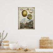 Volkamer Citrus Citrus Italiaans Landschap Poster (Keuken)