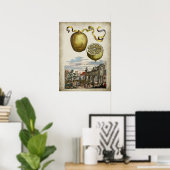 Volkamer Citrus Citrus Italiaans Landschap Poster (Thuiskantoor)