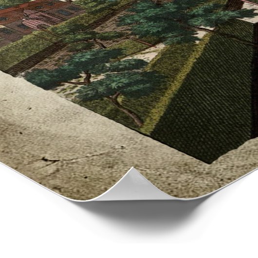 Volkamer Lemon kunstwerk Barokke stijl Decor Poster (Hoek)