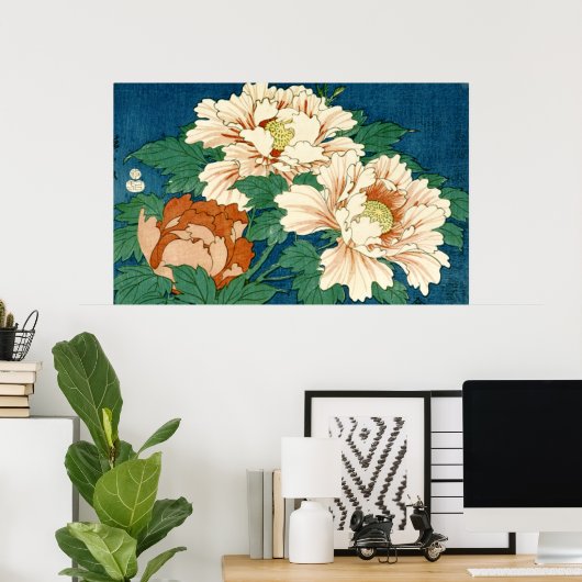  volken op blauw poster (Thuiskantoor)