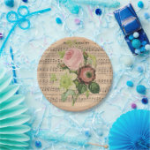 volken op vel papieren bordje (Feest)