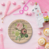 volken op vel papieren bordje (Feest)