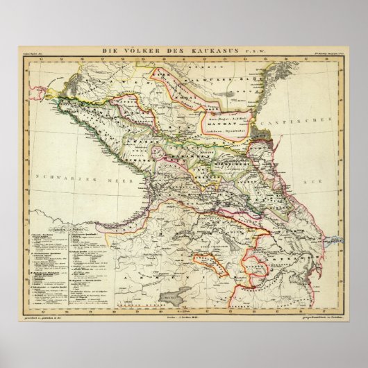 volken van de Kaukasus Poster (Voorkant)