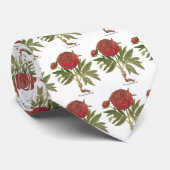 volken, volkbloemen van Basilius Besler Stropdas (Opgerold)