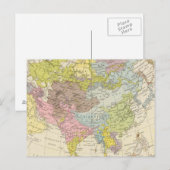 Volkerkarte von Asien - Kaart van Azië (Voorkant / Achterkant)