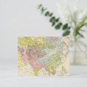 Volkerkarte von Asien - Kaart van Azië (Staand voorkant)