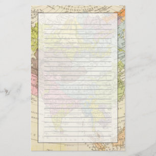 Volkerkarte von Asien - Kaart van Azië