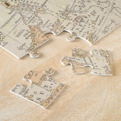 Volkerkarte von Asien - Kaart van Azië Legpuzzel (Zijkant)