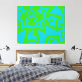 Volkomen Abstract Canvas Afdruk (Insitu (Slaapkamer))