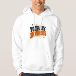 Volkomen gek - Retro typografie ontwerp Hoodie