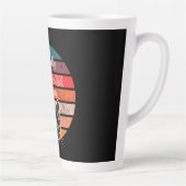 Volkomen  kattenvibes - grappige kattenliefhebber latte mok (Rechts)