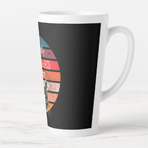 Volkomen kattenvibes - grappige kattenliefhebber latte mok