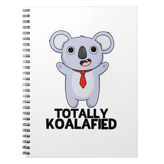Volkomen Koala-achtige Grappige Koala Beer Pun Notitieboek (Voorkant)