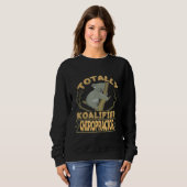 Volkomen Koalified Chiropractor Australië Reiziger Trui (Voorkant volledig)
