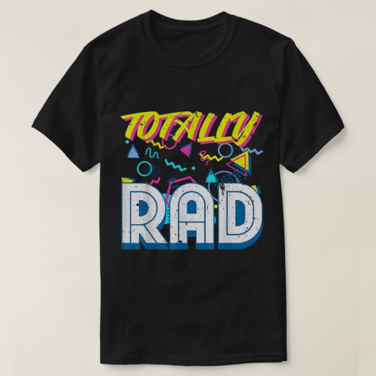 Volkomen Rad 80s Retro Esthetisch Ontwerp T-shirt (Design voorkant)