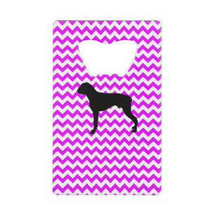Volkomen Roze Chevron met Bokser Creditkaart Flessenopener